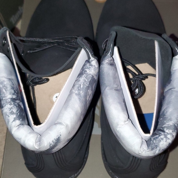 Timberland Premium Waterproof Boot Black Nubuck - Picture 3 of 7